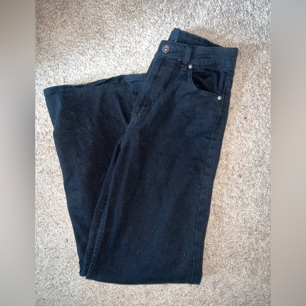 Black Wide Leg Jeans